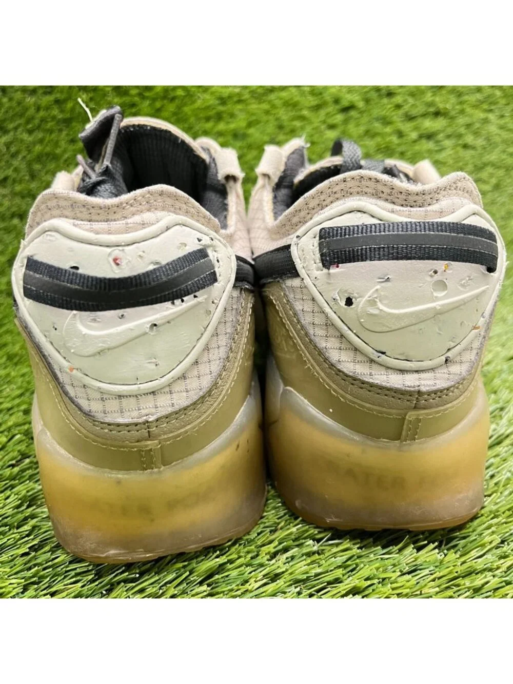 Nike Air Max Terrascape 90 Mens Size 11.5 Beige Athletic Running Shoes Sneakers